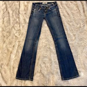 MEK bootcut jeans size 26 ADORABLE!